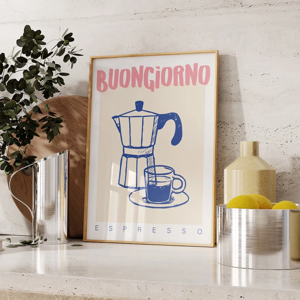 Home Decor Kolkata - Modern Coffee Espresso Wall Art Prints