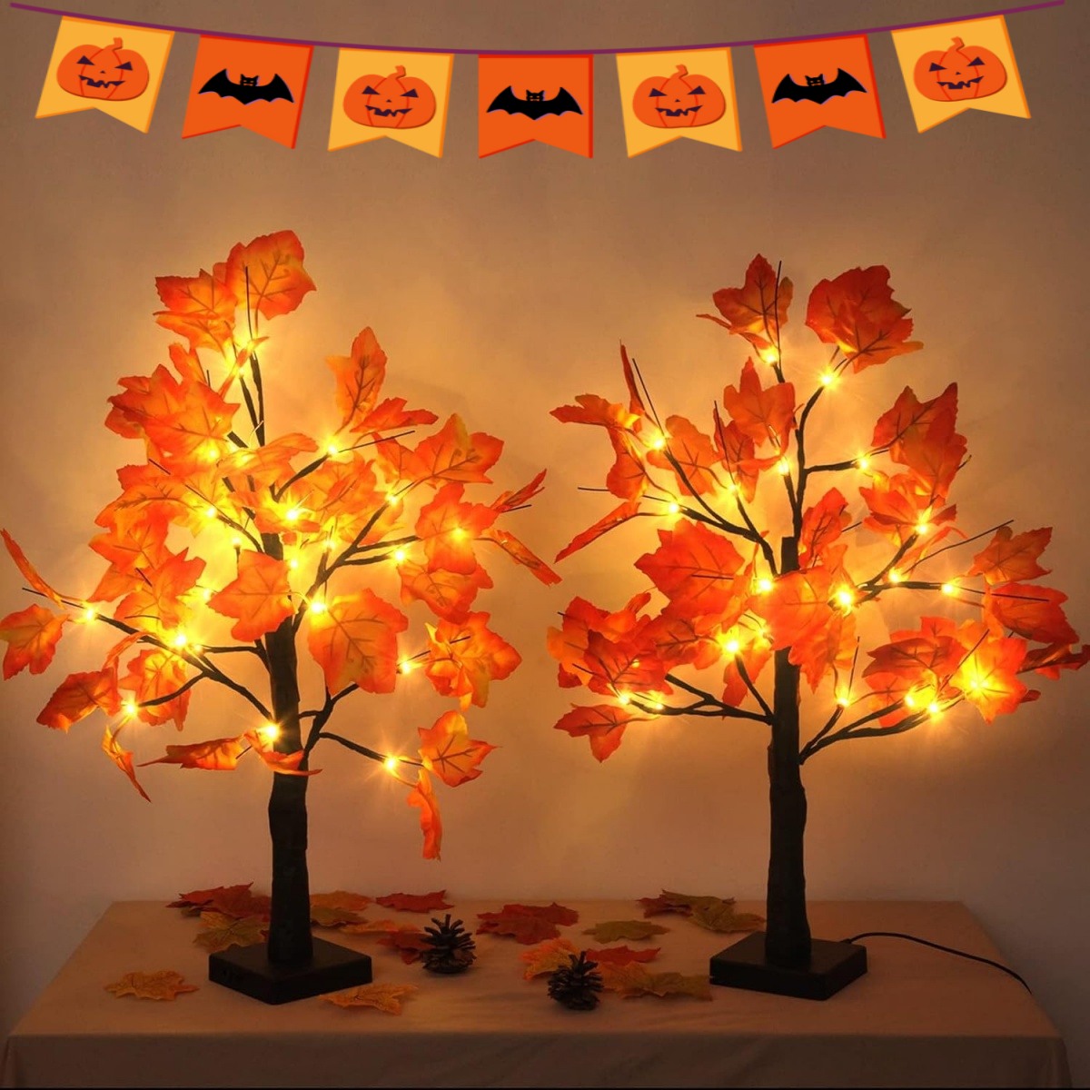 Home Decor Fallout 4 - 1pc 24 LED Artificial Black Birch