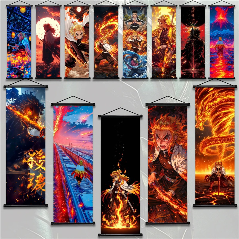 Home Decor Solution - Demon Slayer Kyojuro Rengoku HD Print