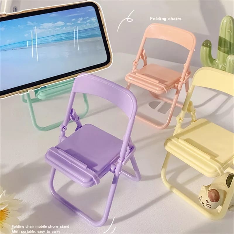 Home Decor Solution - Cute Chair Phone Holder Stand Creative