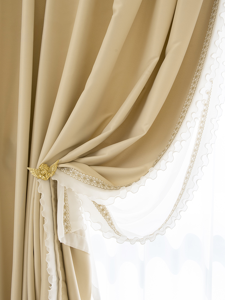 Home Decor Ig - Art Cream Curtain French Luxury Living