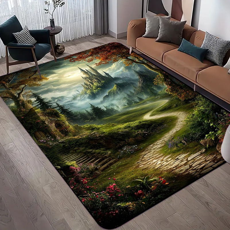 Home Decor Retailers - Natural Scenery 3D Carpet for Living