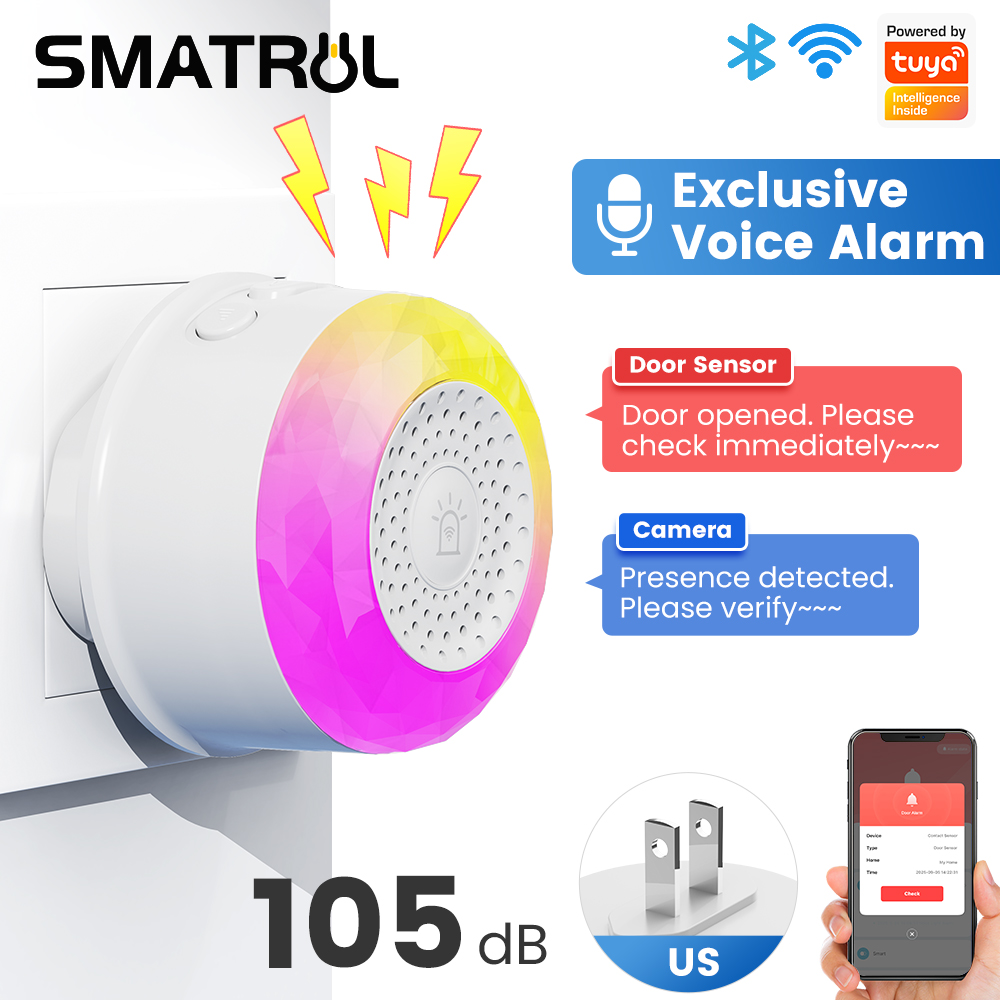 Home Decor Uk - SMATRUL Tuya WiFi Sound And Light
