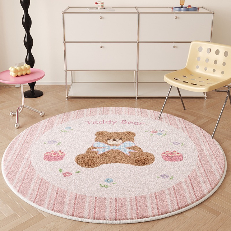 Home Decor Ig - Cute Round Living Room Decorative Carpet