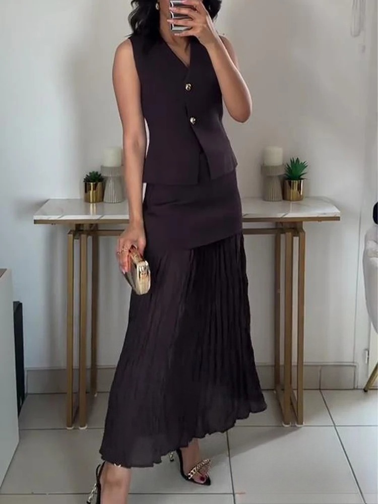 Home Decor Zara - KONDALA Vintage Chic Women Knitted Suit