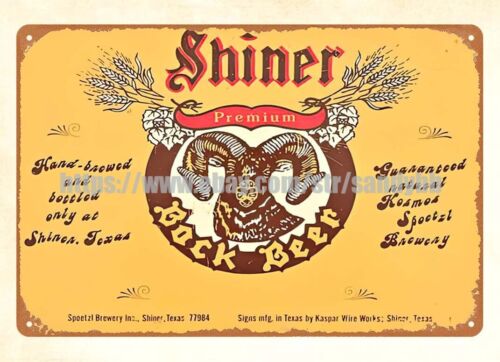 Home Decor Online Shopping - Shiner Beer brewery man cave dinning