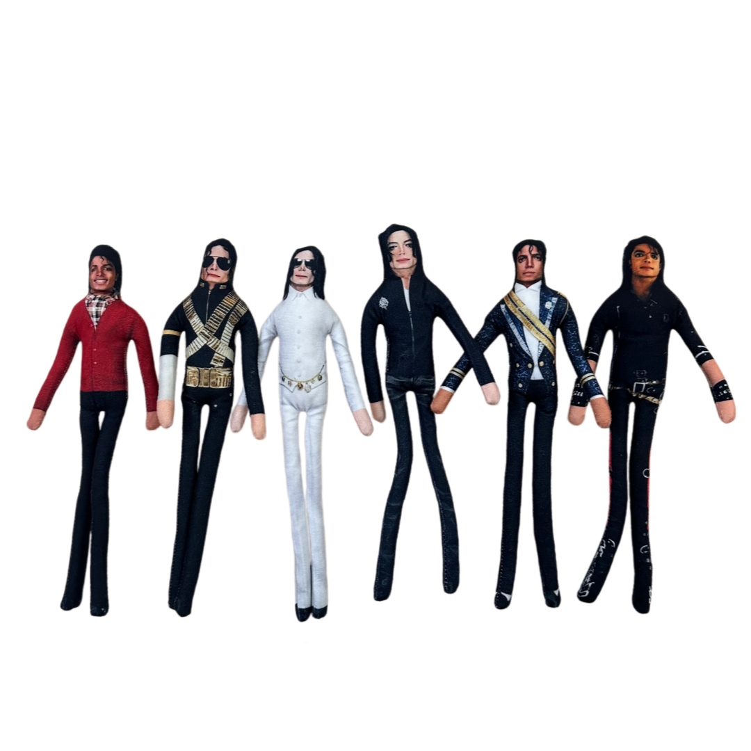 Home Decor Accessories - 1-6pcs Michael Jackson Cosplay Prop Doll