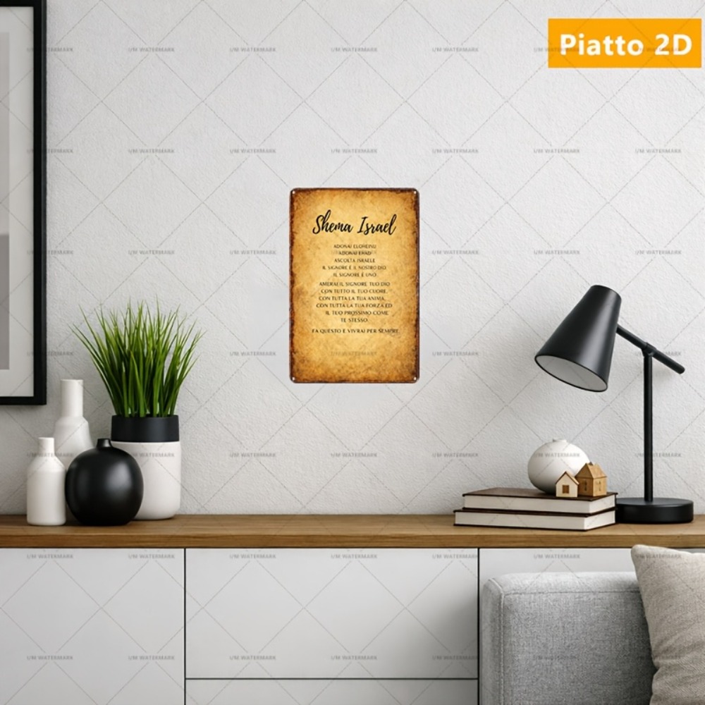 Home Decor Room - CIFBUY Hebrew Scripture Aluminum Wall Art
