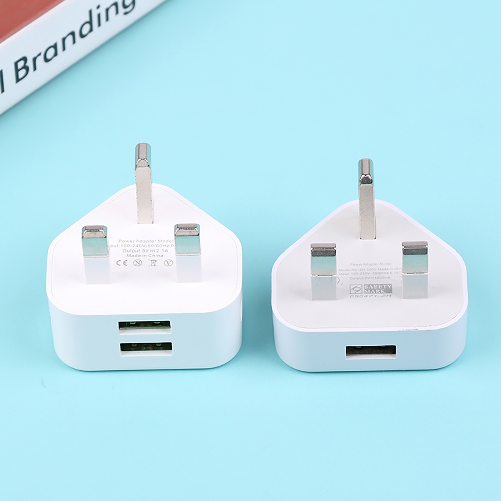 Home Decor Uk - 2in1 USB UK Plug 3 Pin