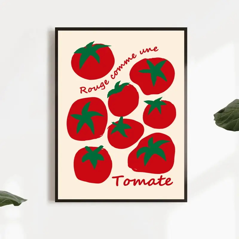 Modern Colorful Red Tomatoes W - đánh giá và giá Home Decor Kolkata