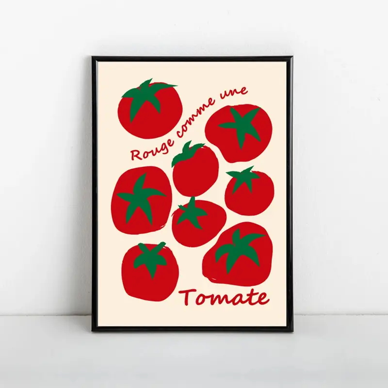 Modern Colorful Red Tomatoes W - đánh giá và giá Home Decor Kolkata
