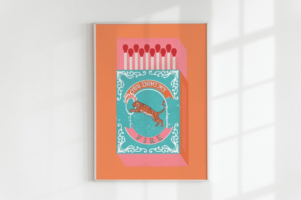 You Light My Fire Orange Match - đánh giá và giá Home Decor Orange