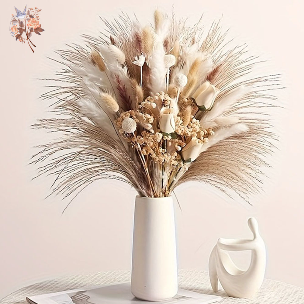 80Pcs Artificial Dried Flowers - đánh giá và giá Dried Flower Bouquet