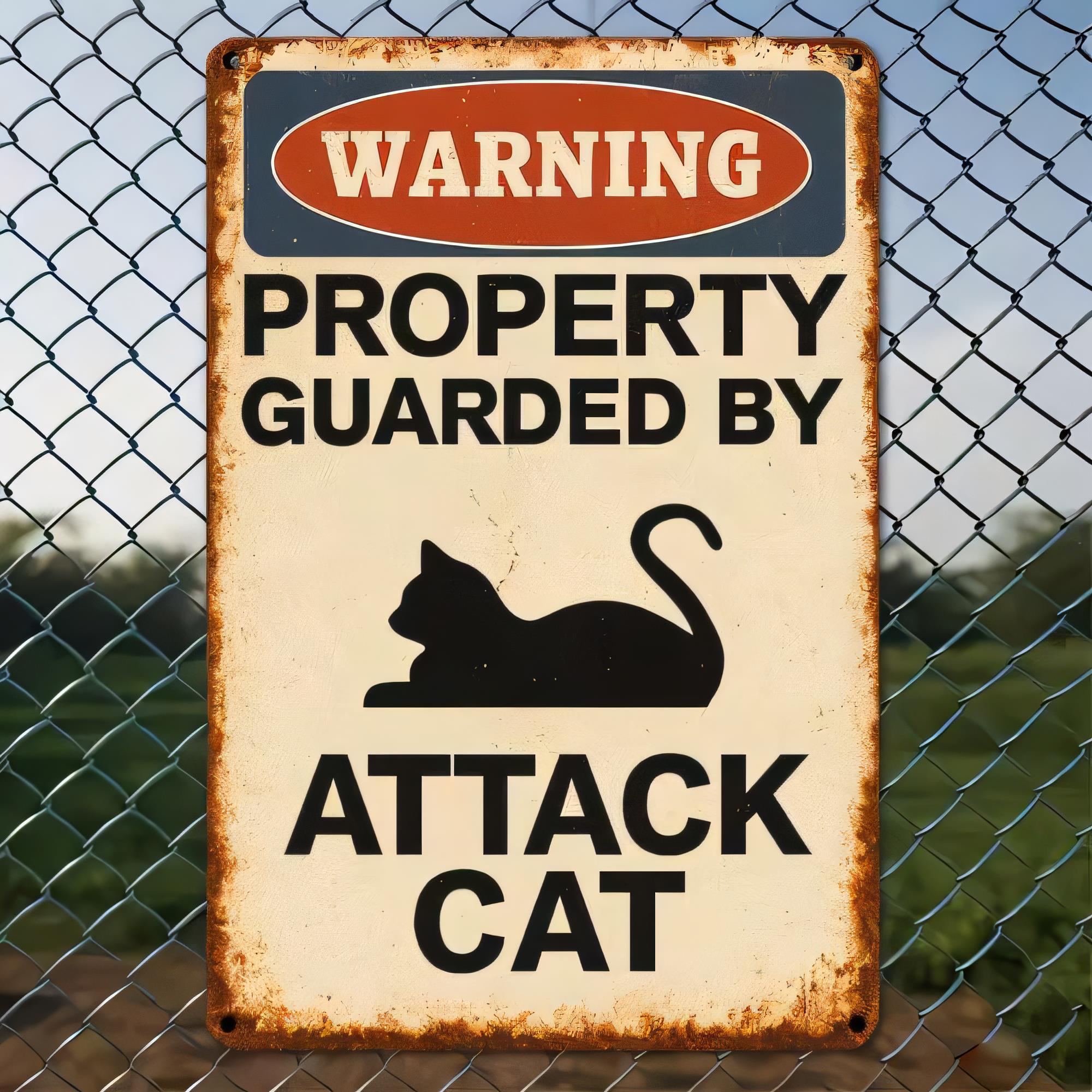 Tin Sign Warning Property Guar - đánh giá và giá Home Decor Kolkata
