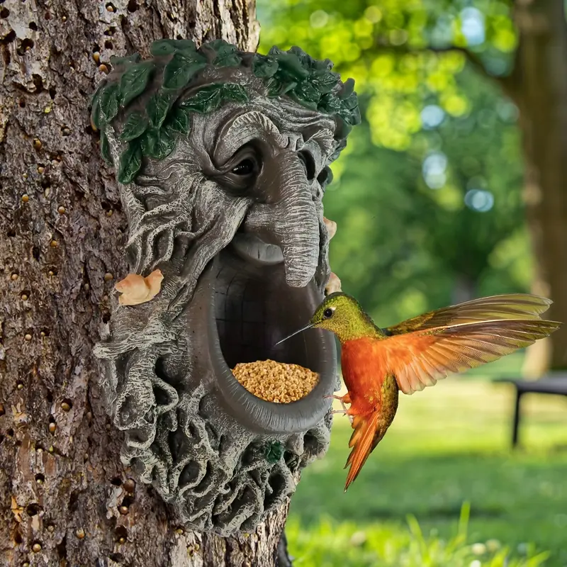 Outdoor Garden Yard Tree Face  - đánh giá và giá Home Decor Garden