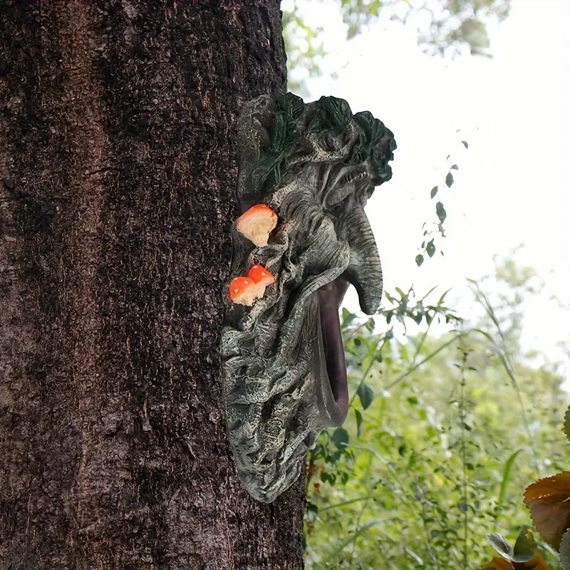 Outdoor Garden Yard Tree Face  - đánh giá và giá Home Decor Garden