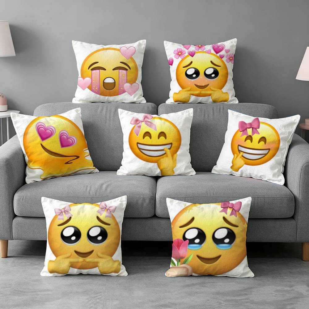 spring-g emojis-s Pillow cover - đánh giá và giá Home Decor Emoji