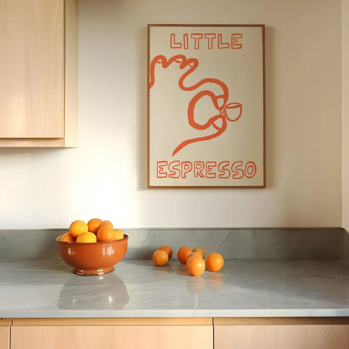 1/3pcs Italian Coffee Canvas P - đánh giá và giá Home Decor Orange