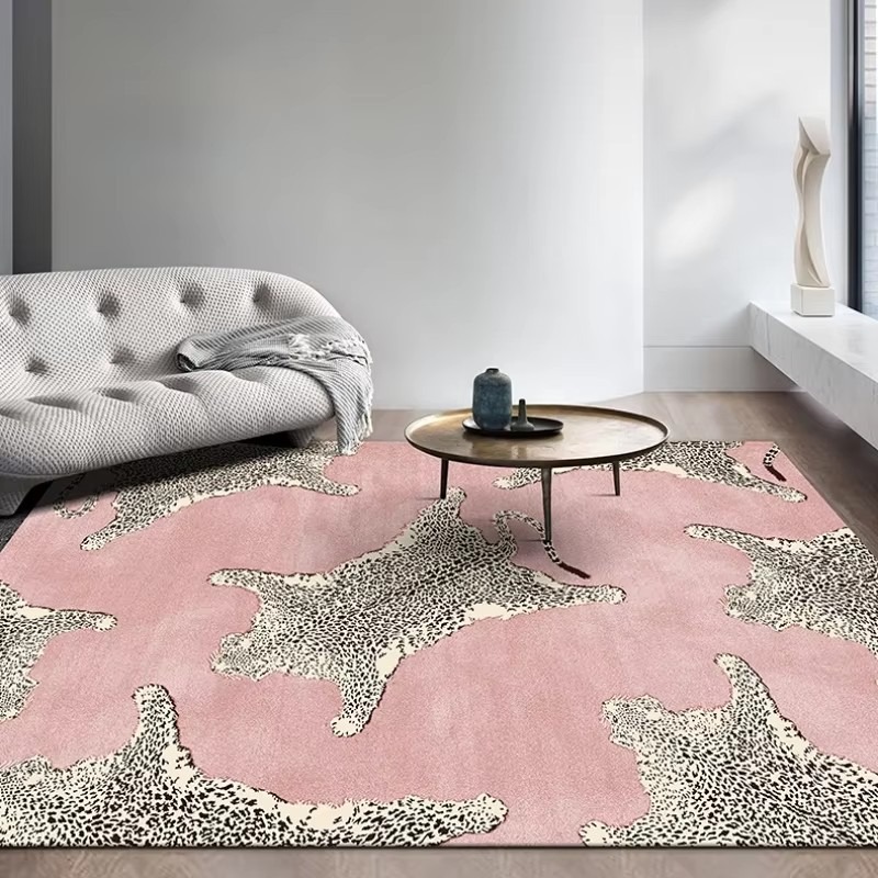 Carpet for Living Room Leopard - đánh giá và giá Home Decor Ig