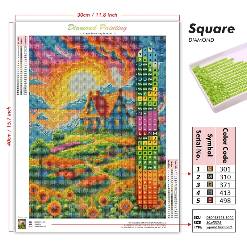 5D DIY Diamond Painting Kit Fi - đánh giá và giá Home Decor Video