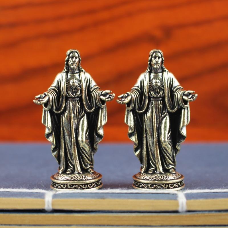 1PC Brass God Statue Vintage S - đánh giá và giá Home Decor Medieval