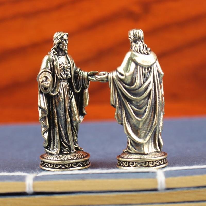 1PC Brass God Statue Vintage S - đánh giá và giá Home Decor Medieval