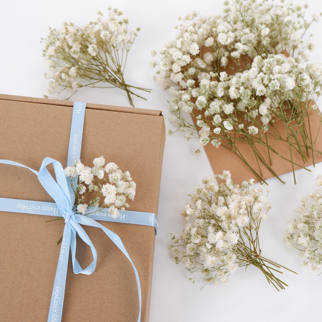 Dried Flowers White Mini Dried - đánh giá và giá Dried Flower Bouquet