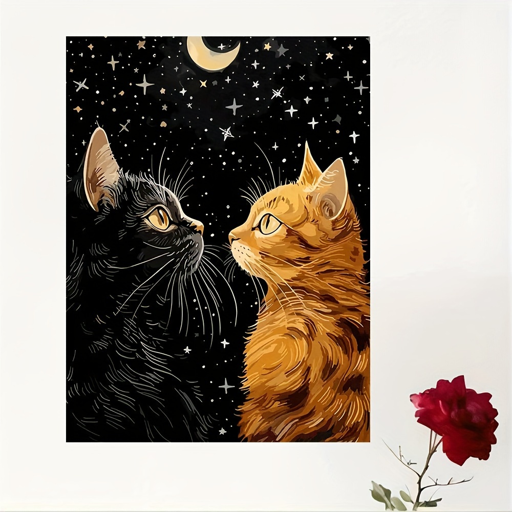 Vibrant Black Cat and Orange C - đánh giá và giá Home Decor Orange