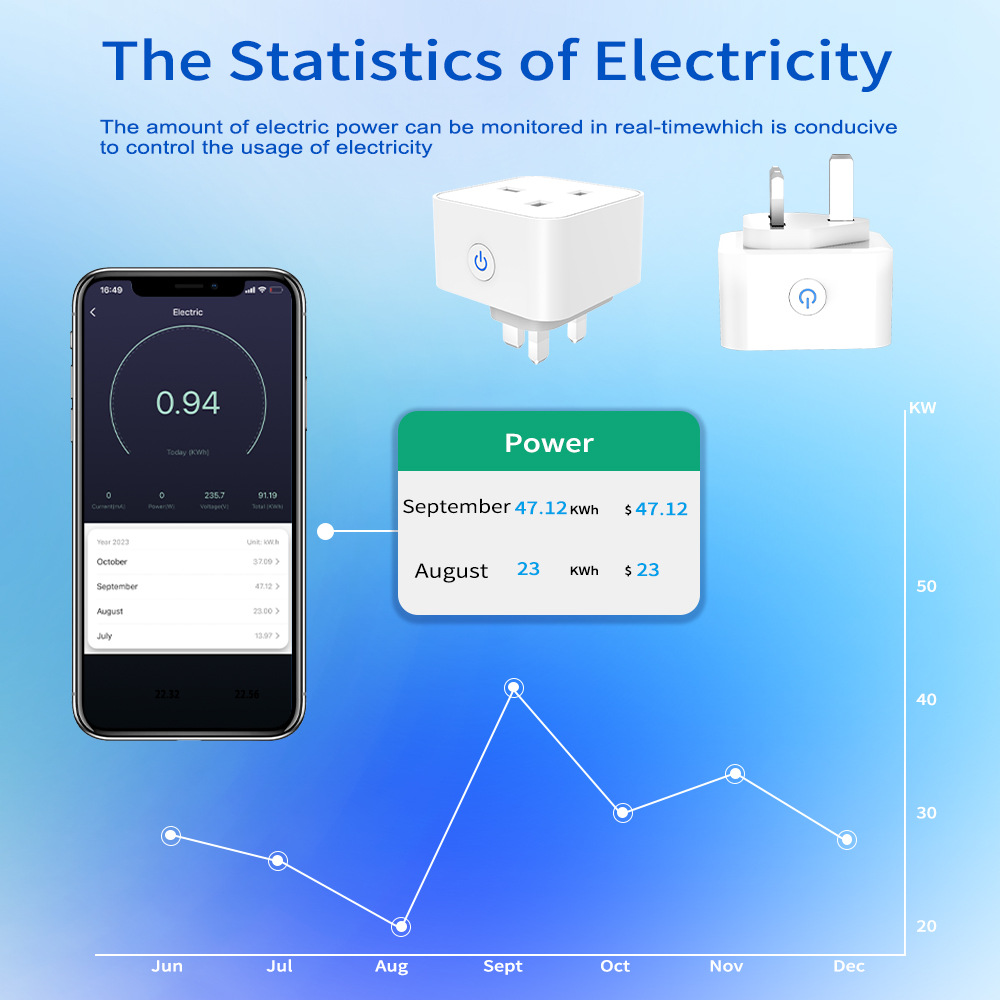 Tuya Smart Socket 16A/20A WiFi - đánh giá và giá Home Decor Uk