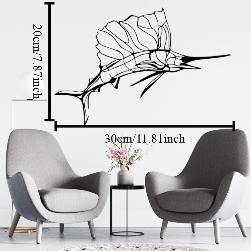 Swordfish Nautical Metal Wall  - đánh giá và giá Home Decor Nautical