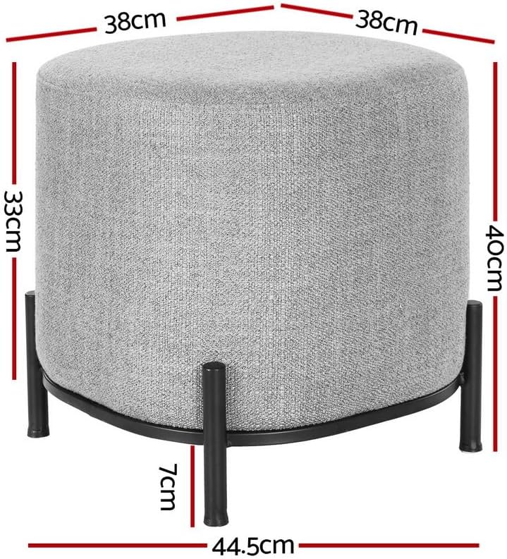 **/Ottoman, Round Footstool Lo - đánh giá và giá Home Decor Furniture