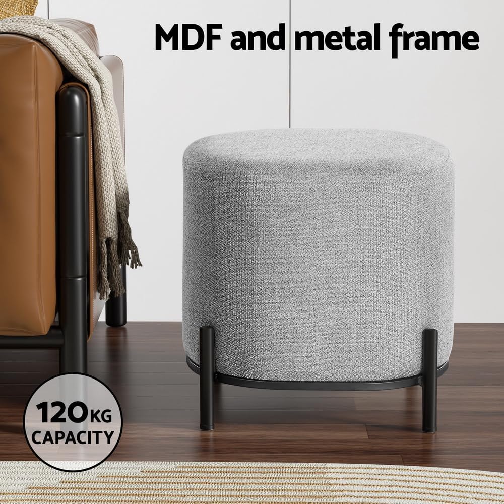 **/Ottoman, Round Footstool Lo - đánh giá và giá Home Decor Furniture