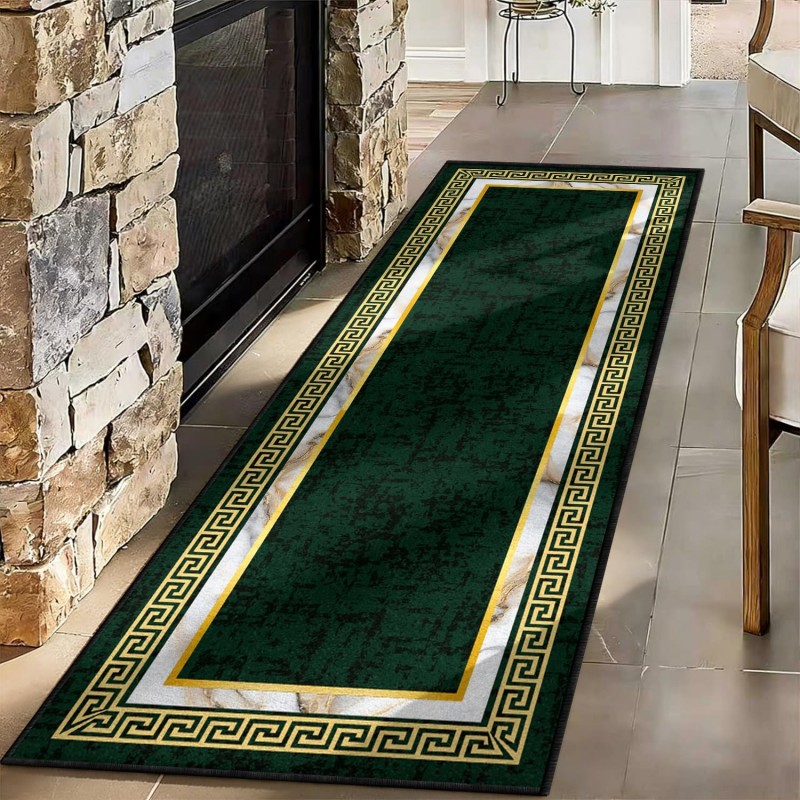 Abstract Art Runner Rug Blue Y - đánh giá và giá Home Decor Retailers