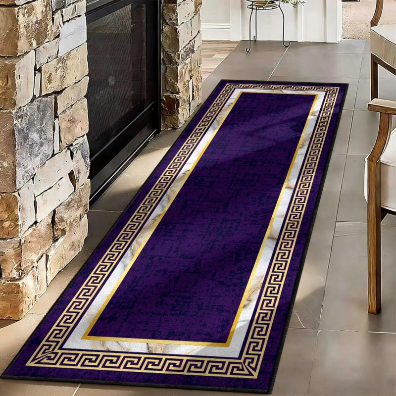 Abstract Art Runner Rug Blue Y - đánh giá và giá Home Decor Retailers