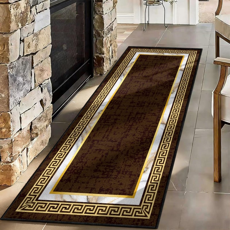 Abstract Art Runner Rug Blue Y - đánh giá và giá Home Decor Retailers