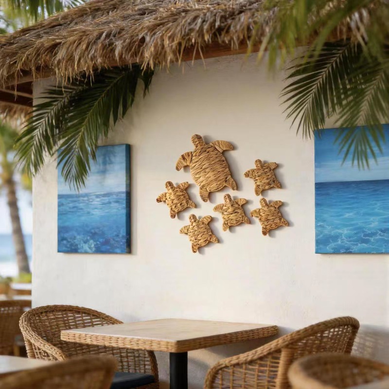 Handmade Crochet Turtle Wall H - đánh giá và giá Home Decor Nautical