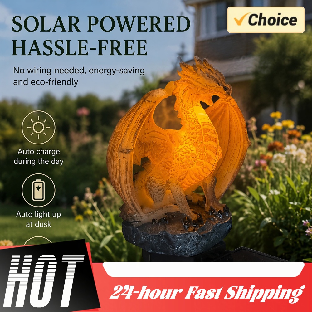 Dragon Solar Garden Light Ener - đánh giá và giá Home Decor Garden