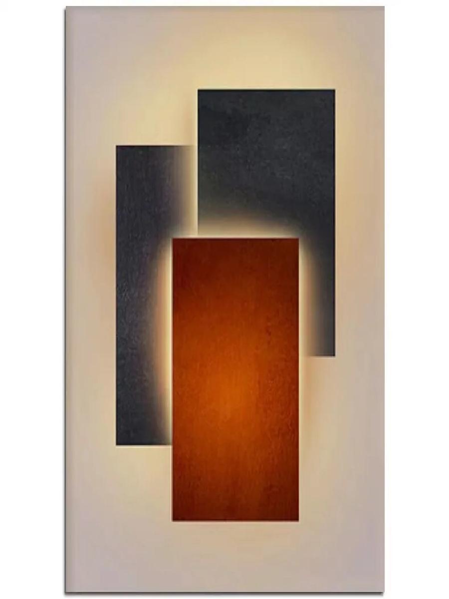 Modern Minimalist Abstract Geo - đánh giá và giá Home Decor Orange