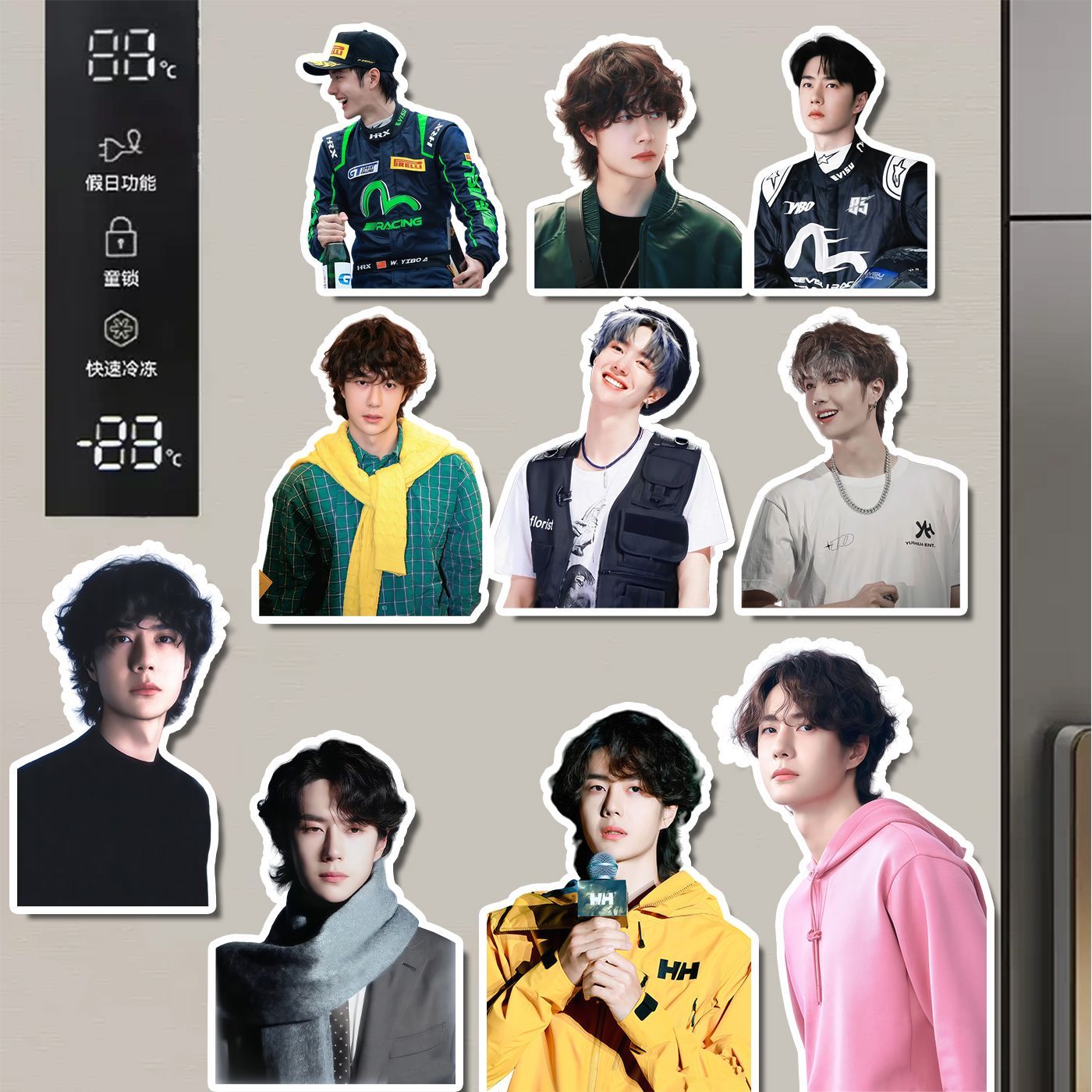 Wang Yibo refrigerator sticker - đánh giá và giá Home Decor Accessories