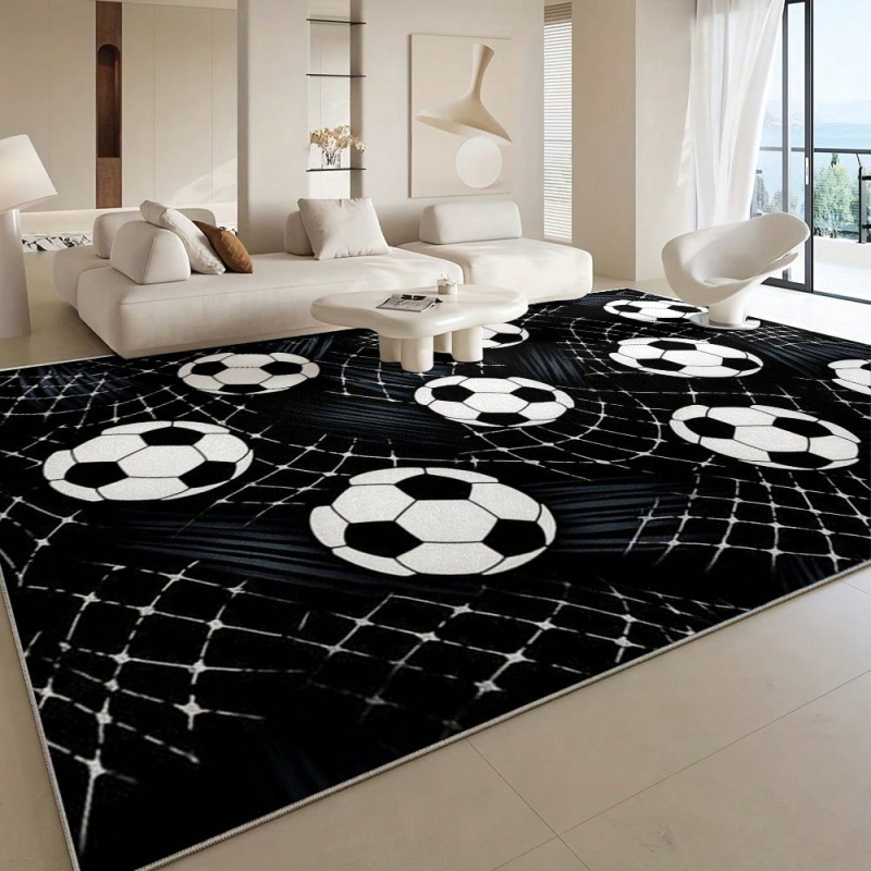 Broken Soccer Print Large Area - đánh giá và giá Home Decor Retailers