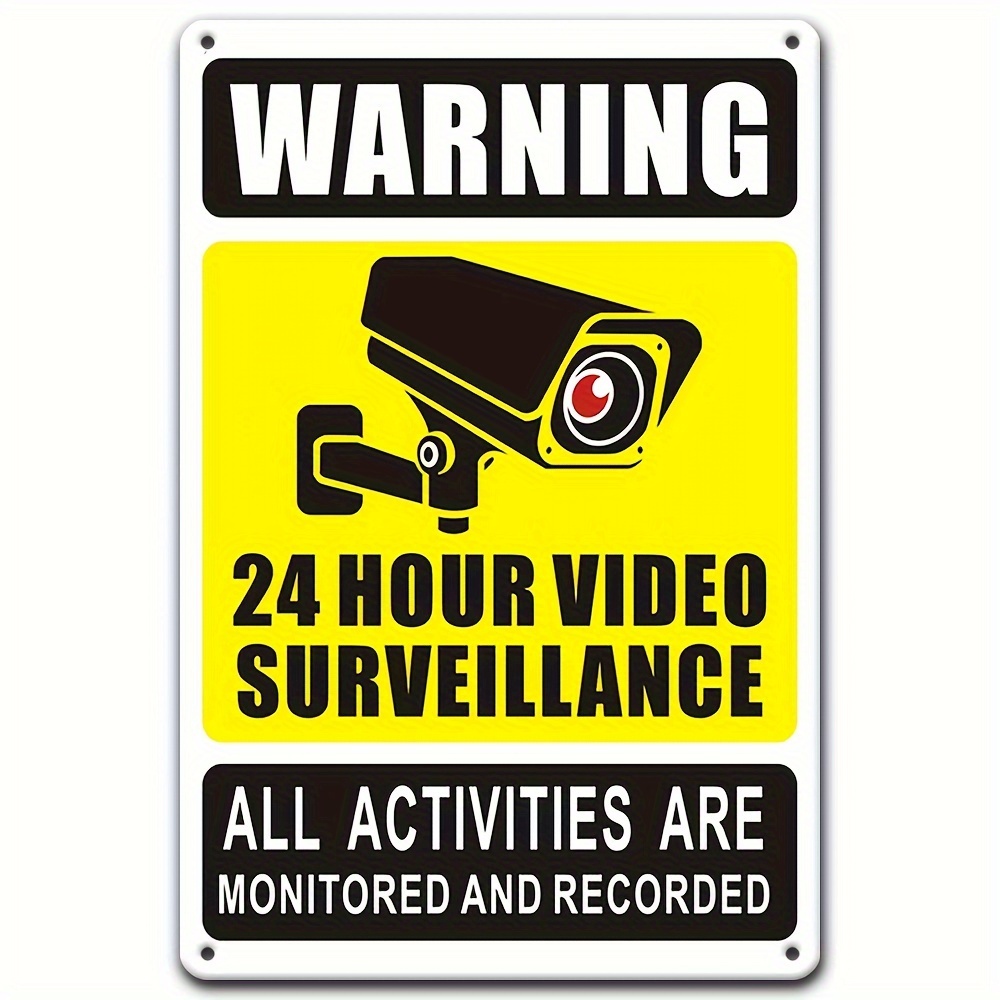 24/7 Video Surveillance Warnin - đánh giá và giá Home Decor Video