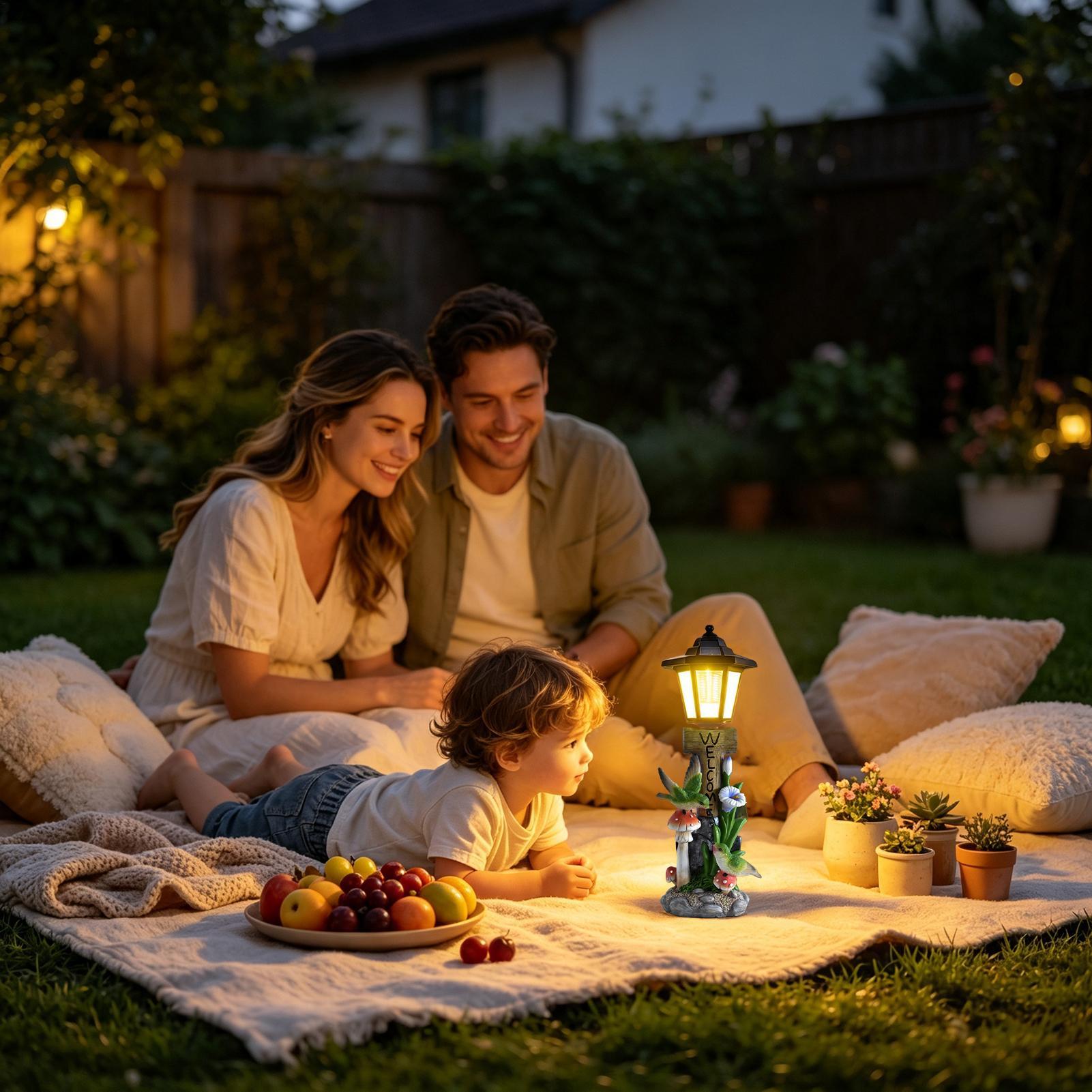 Solar Garden Lights Statue Aut - đánh giá và giá Home Decor Garden
