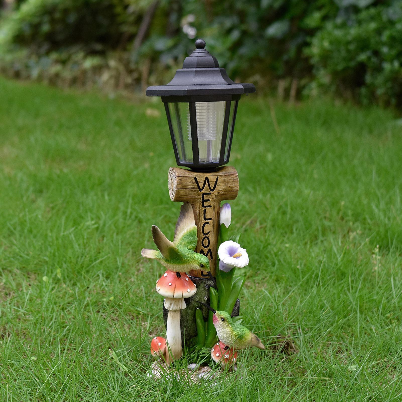 Solar Garden Lights Statue Aut - đánh giá và giá Home Decor Garden