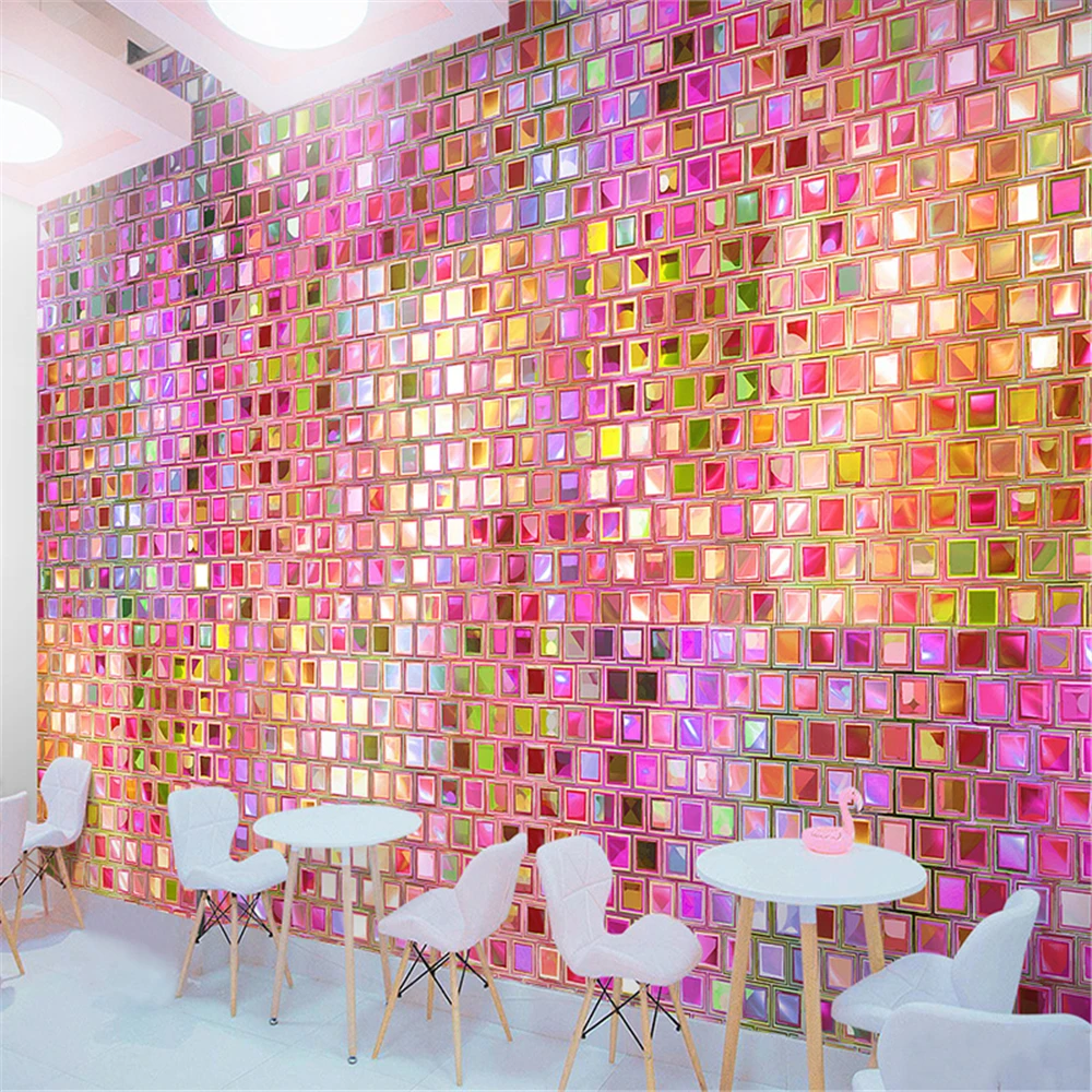 Custom Colored mosaic wallpape - đánh giá và giá Home Decor Online Shopping