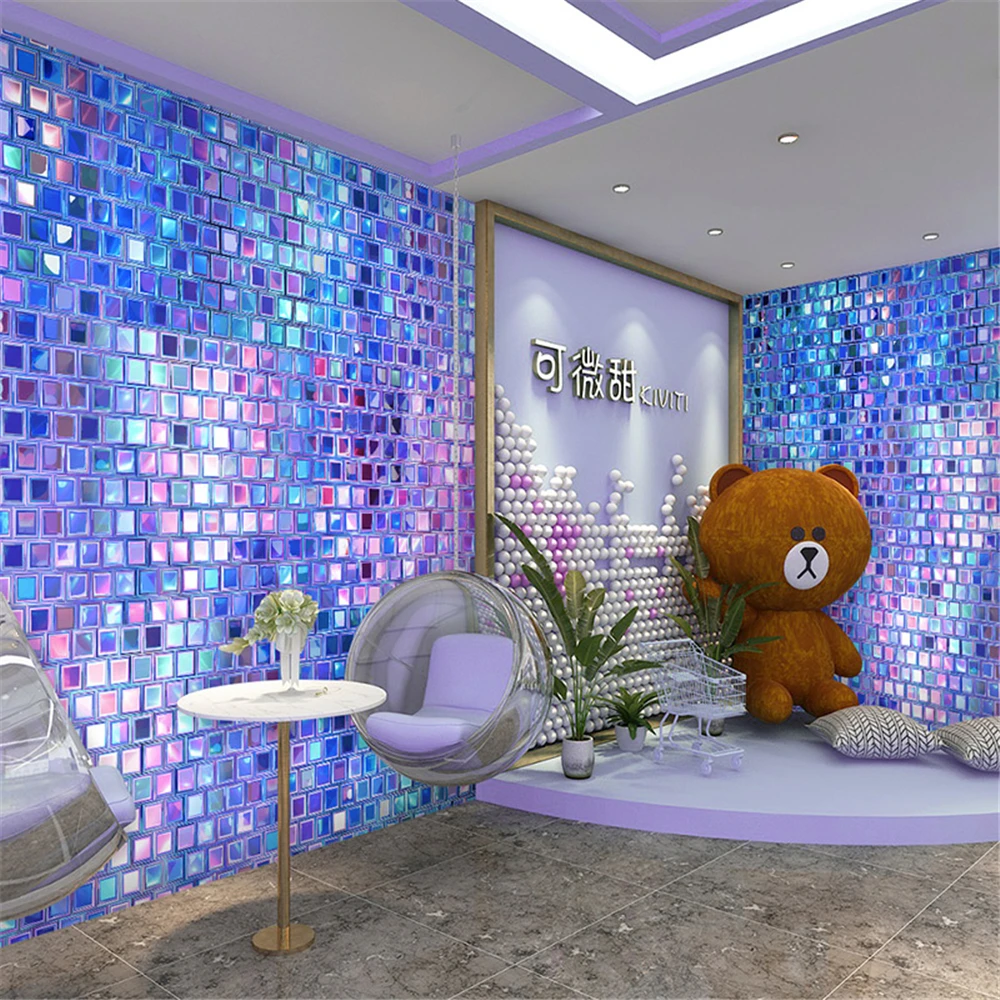 Custom Colored mosaic wallpape - đánh giá và giá Home Decor Online Shopping