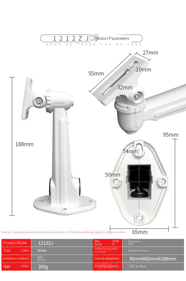 Camera Mounting Bracket Alumin - đánh giá và giá Home Decor Video