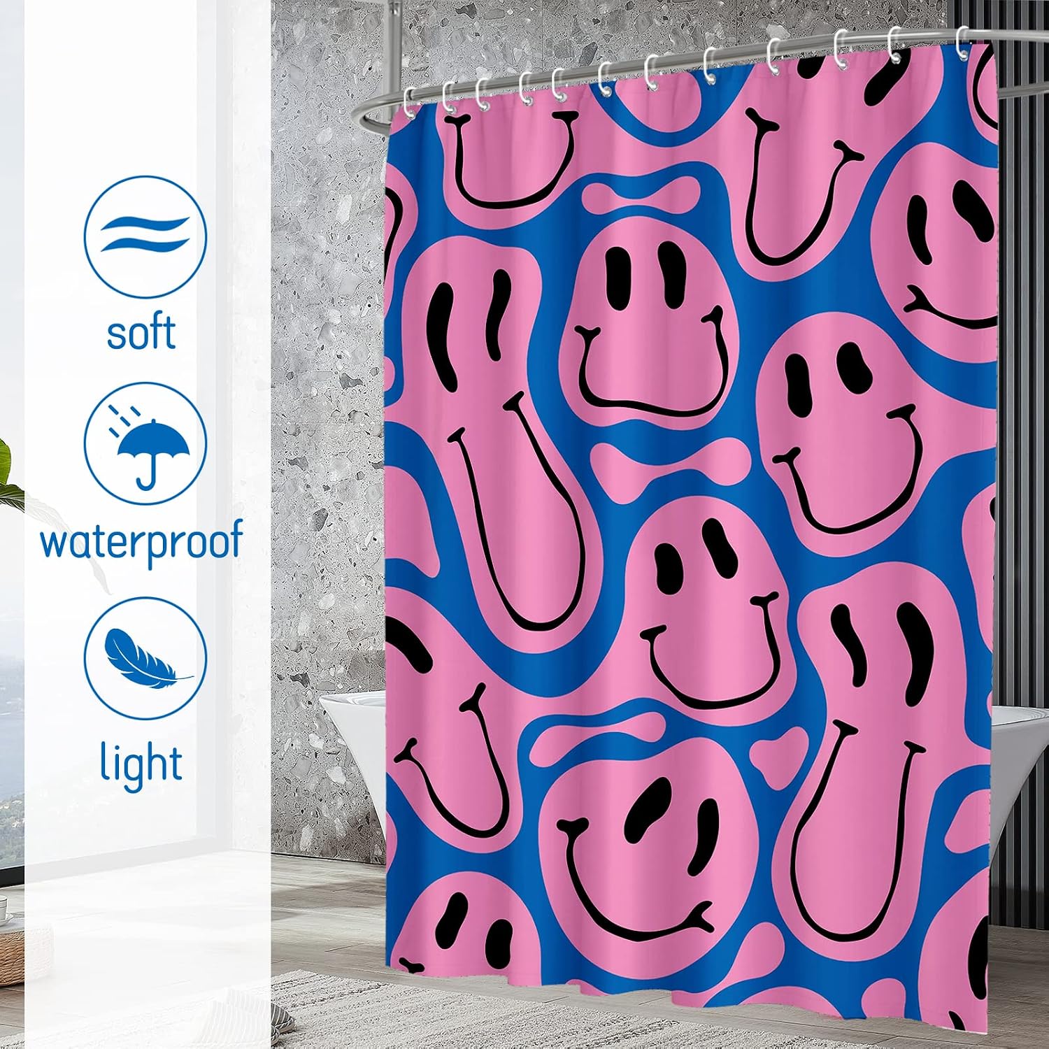 Cute Funny Emoji Face Print Sh - đánh giá và giá Home Decor Emoji