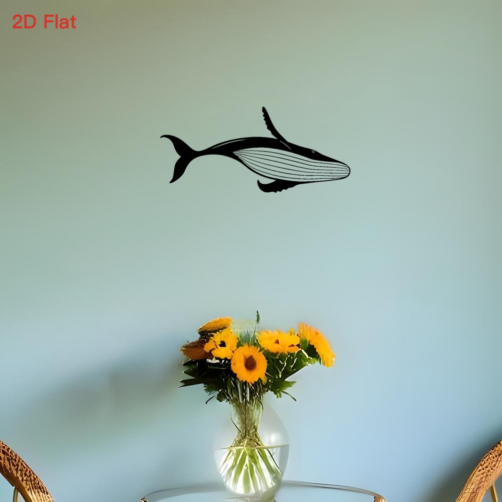 Majestic Whale Metal Wall Art  - đánh giá và giá Home Decor Nautical