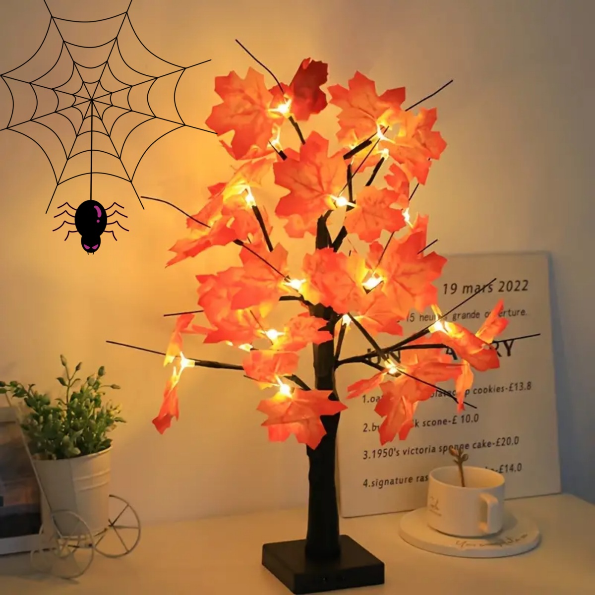 1pc 24 LED Artificial Black Bi - đánh giá và giá Home Decor Fallout 4