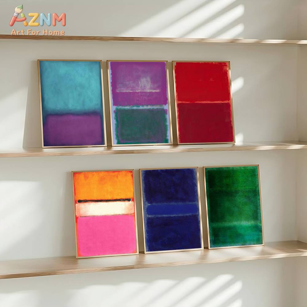 AZNM Mark Rothko Style Color B - đánh giá và giá Geometric Wall Art